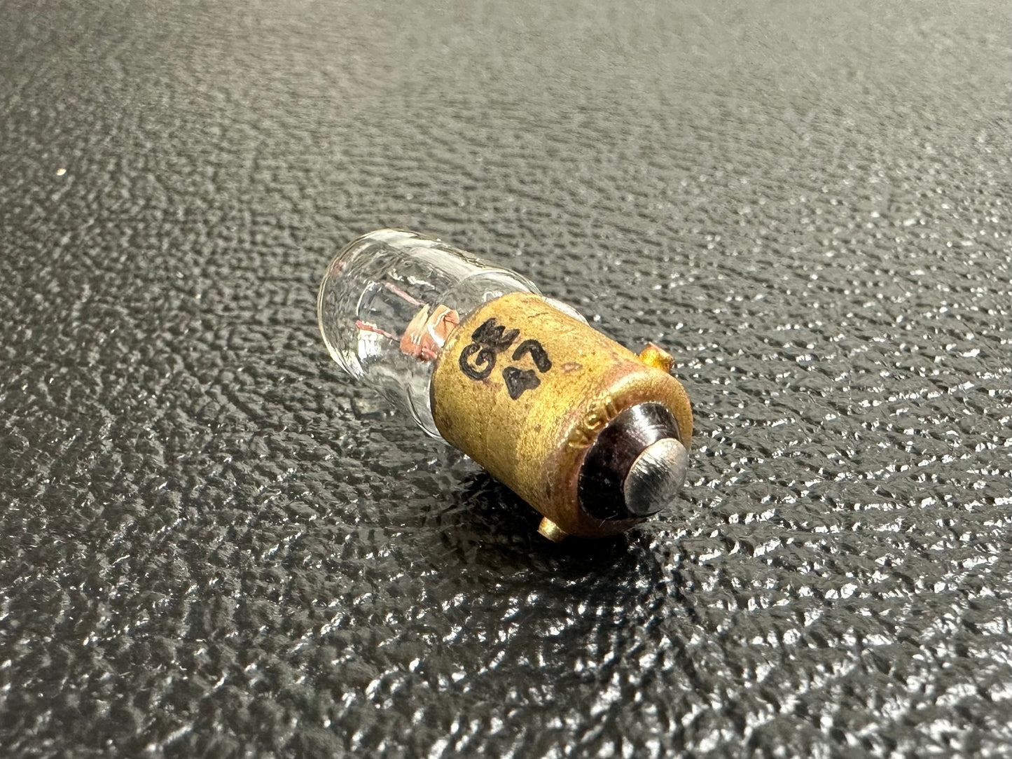 General Electric GE47 light bulb - 1940s /50s - 6.3V - brass base - U.S. made - $2.49 each