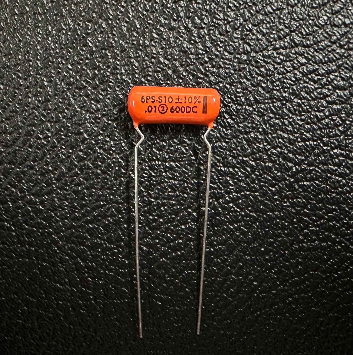 1970s Sprague-Barre Electronics (SBE) .01 / 600V "Orange Drop" polyester film capacitors