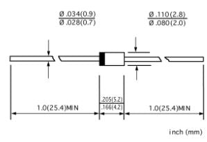 General Instrument - 1N4007 silicone diode - 1989 dated - (5) for .99 cents