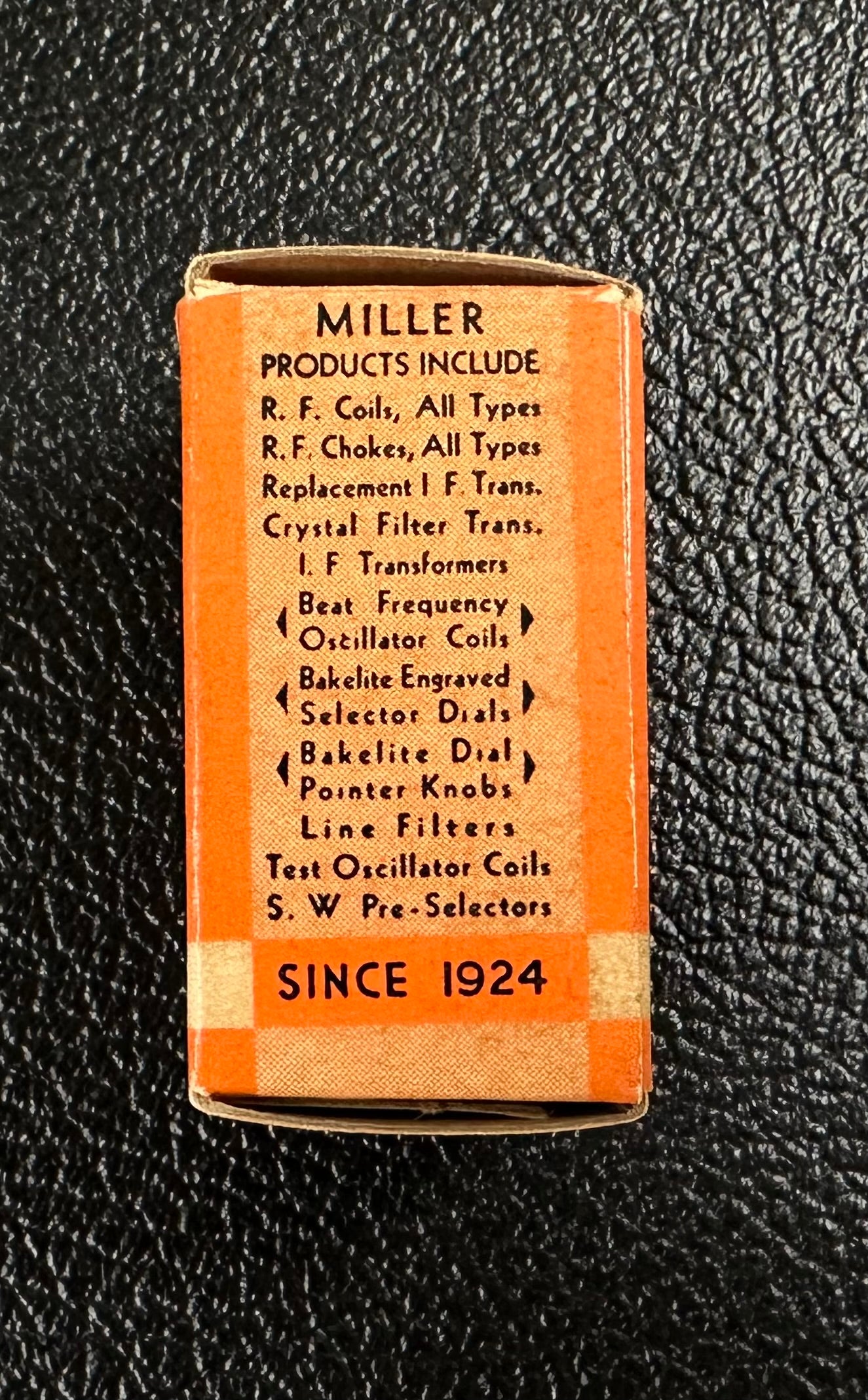 Circa 1947 Miller choke - n.o.s. 3.9 Millih'y  125MA