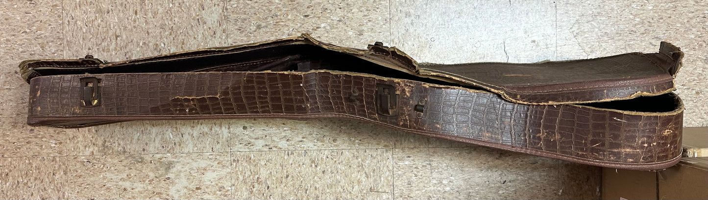 1950s Gibson L.P. Jr. soft "alligator "case - poor condition