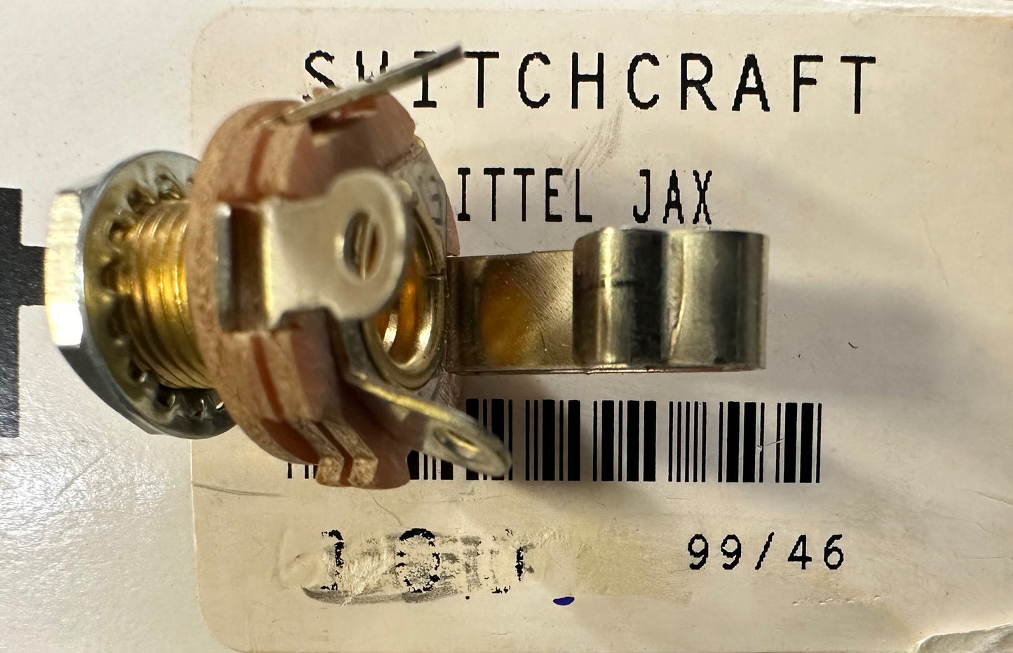 Switchcraft #12A gold plated insert shaft n.o.s. from 1999